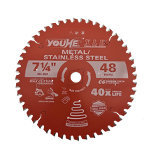 7-1/4" 184MM*48T TCT Metal Cutting Saw Blade
