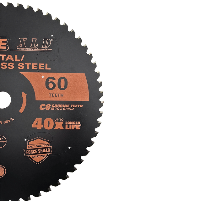 12" 305MM*60T TCT Teflon Coating Metal Cutting Saw Blade