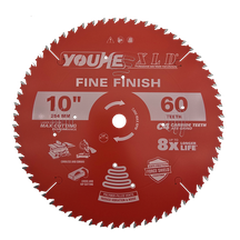 10" 254MM*60T TCT Wood Cutting Saw Blade with Rebound Tooth