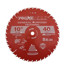 10" 254MM*40T TCT Wood Cutting Saw Blade