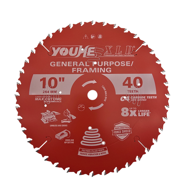 10" 254MM*40T TCT Wood Cutting Saw Blade