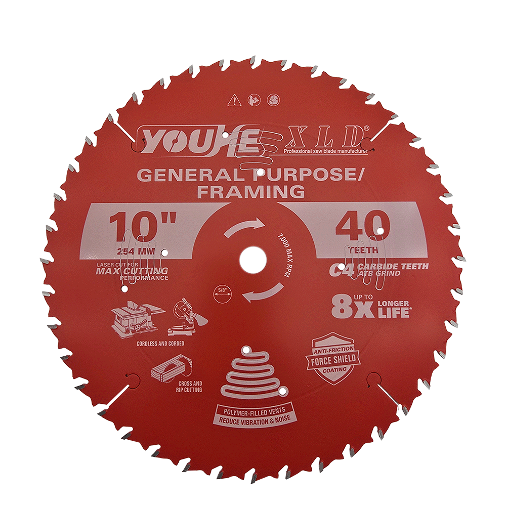 10" 254MM*40T TCT Wood Cutting Saw Blade