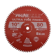10" 254MM*80T TCT Wood Cutting Saw Blade