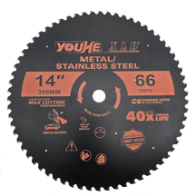 14" 355MM*66T TCT Teflon Coating Metal Cutting Saw Blade