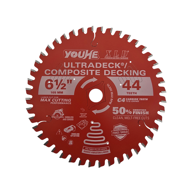 6-1/2" 165MM*44T TCT Wood Cutting Saw Blade