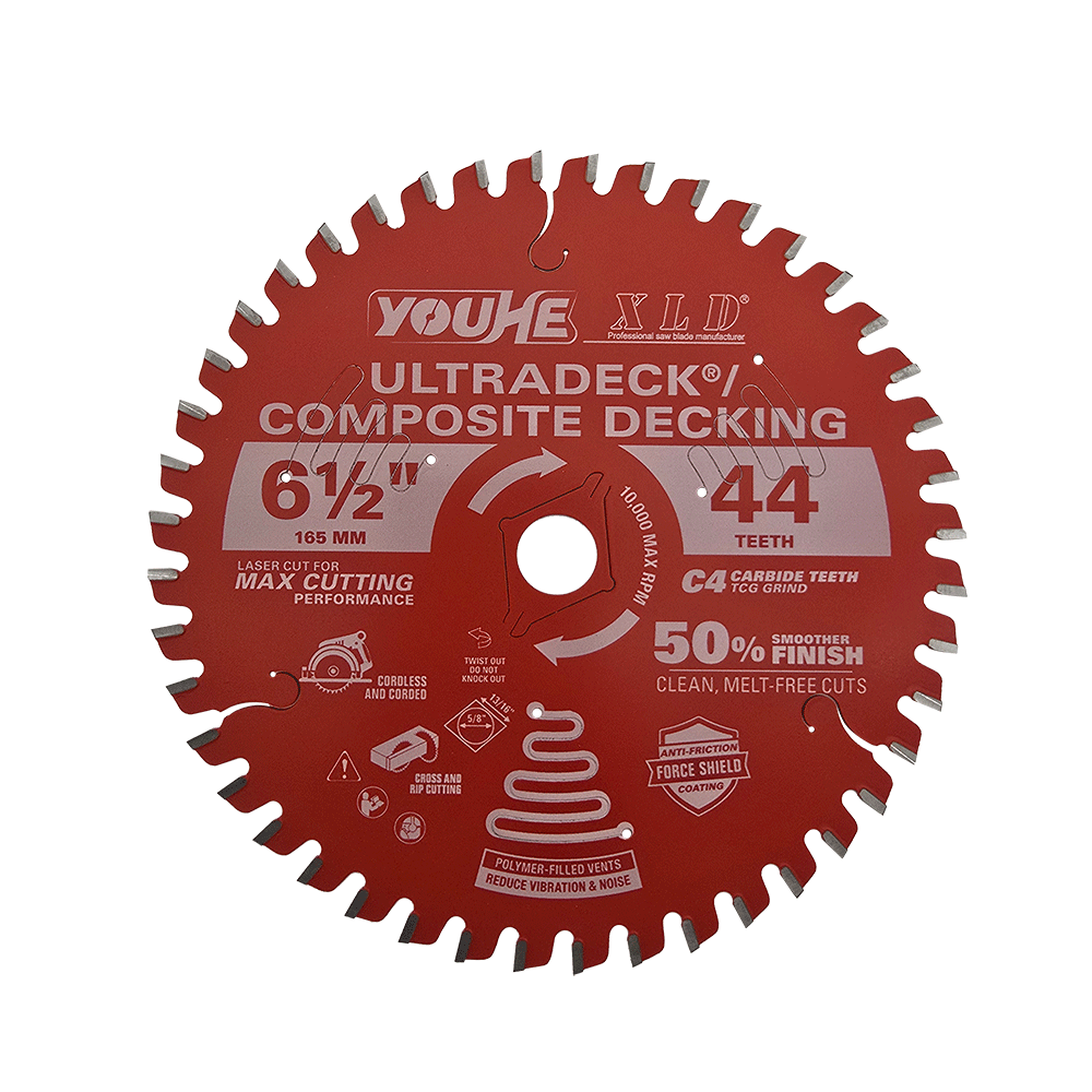6-1/2" 165MM*44T TCT Wood Cutting Saw Blade
