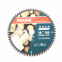 10" 255MM*60T TCT Wood Cutting Saw Blade