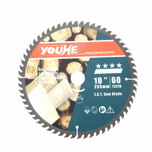 10" 255MM*60T TCT Wood Cutting Saw Blade