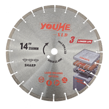 14" 350*25.4MM Laser Welded Diamond General Purpose Holes Saw Blade