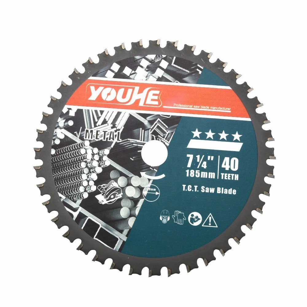 7-1/4" 185MM*40T TCT Iron Cutting Saw Blade