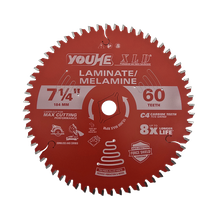 7-1/4" 184MM*60T TCT Wood Cutting Saw Blade