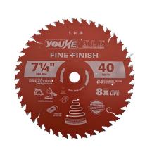 7-1/4" 184MM*40T TCT Wood Cutting Saw Blade