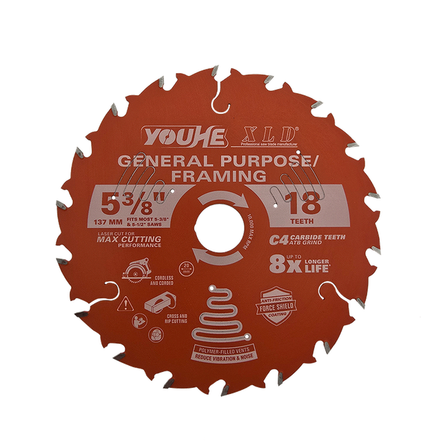 5-3/8" 137MM*18T TCT Wood Cutting Saw Blade