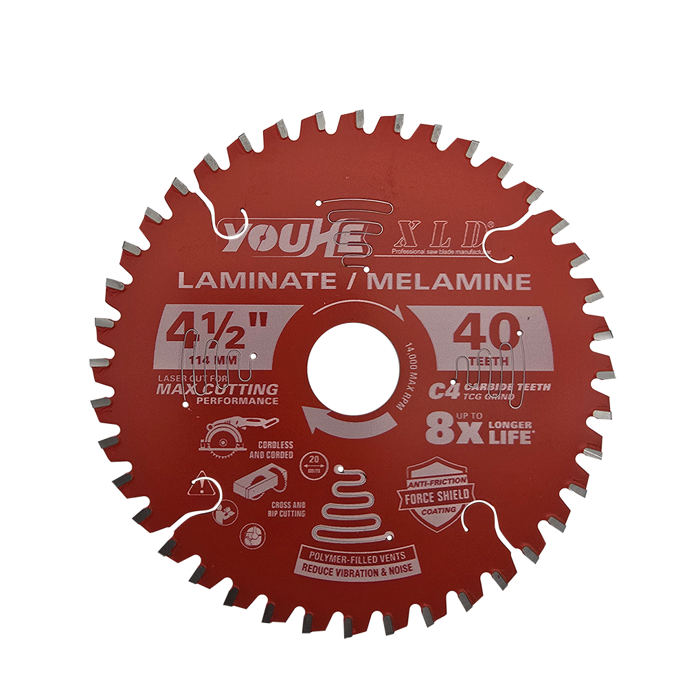 4-1/2" 114MM*40T TCT Wood Cutting Saw Blade