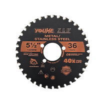 5-1/2" 140MM*36T TCT Teflon Coating Metal Cutting Saw Blade