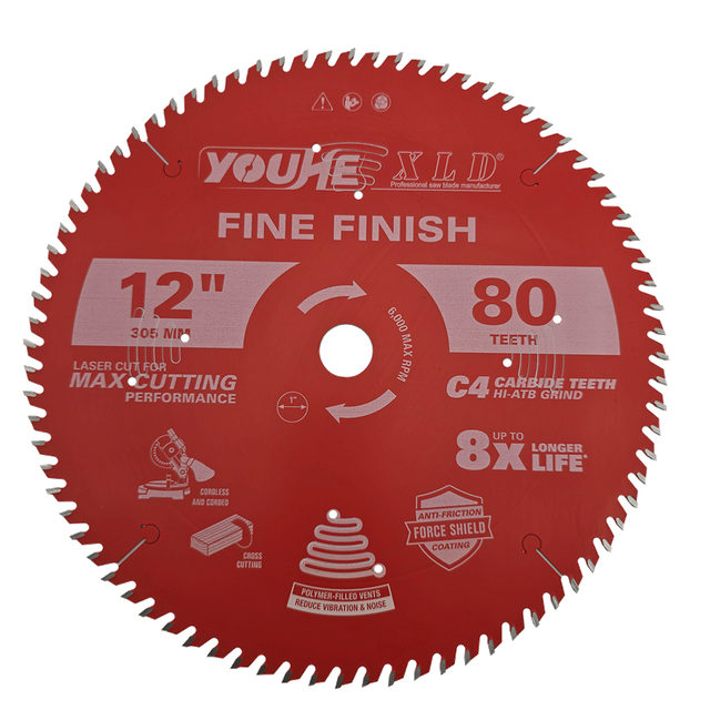 12" 305MM*80T TCT Wood Cutting Saw Blade