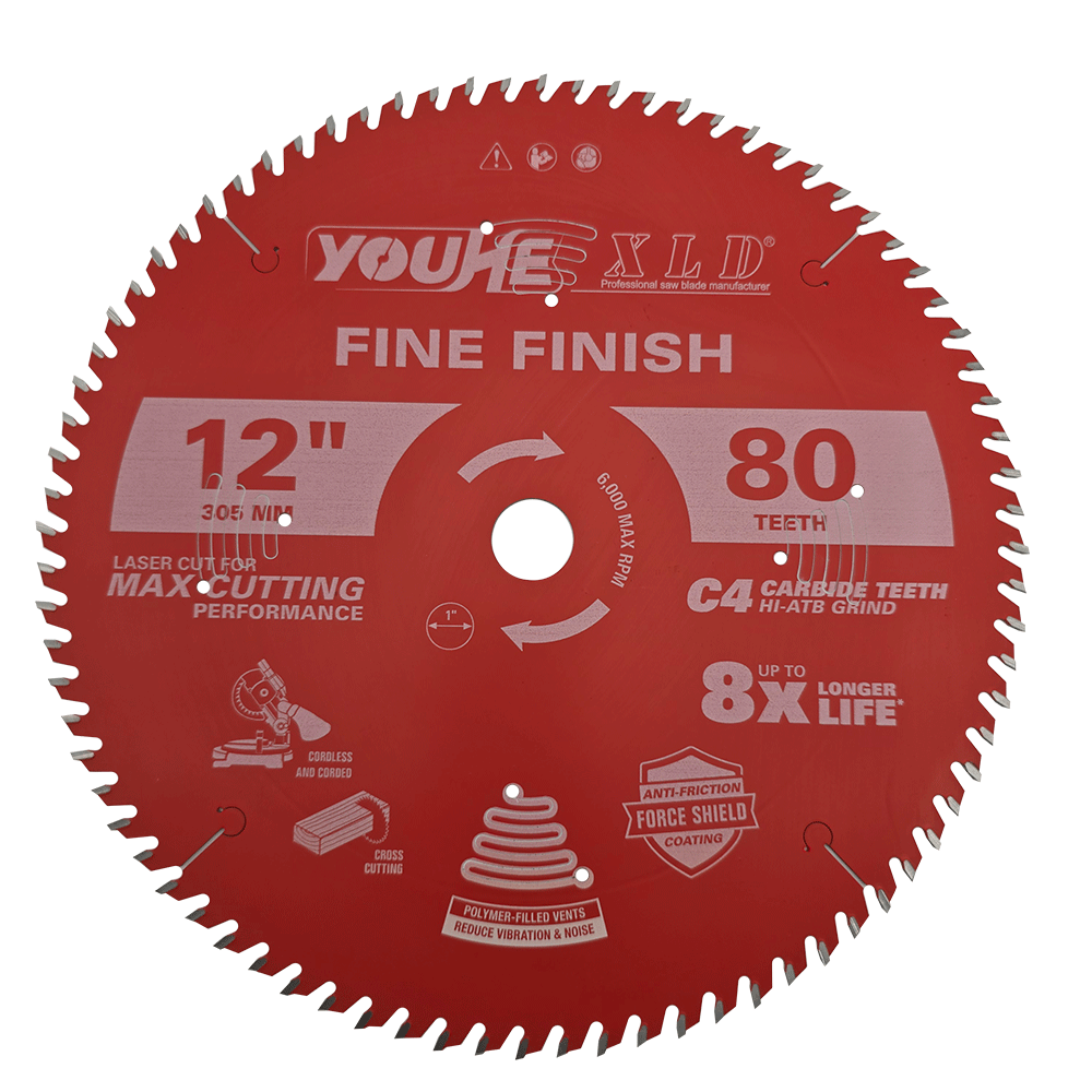 12" 305MM*80T TCT Wood Cutting Saw Blade